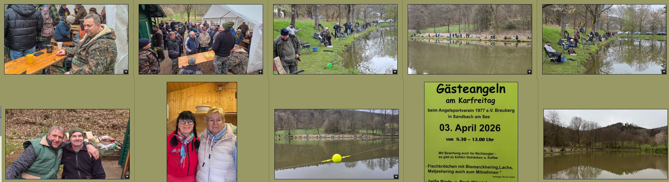 Collage Gästeangeln Karfreitag 2026